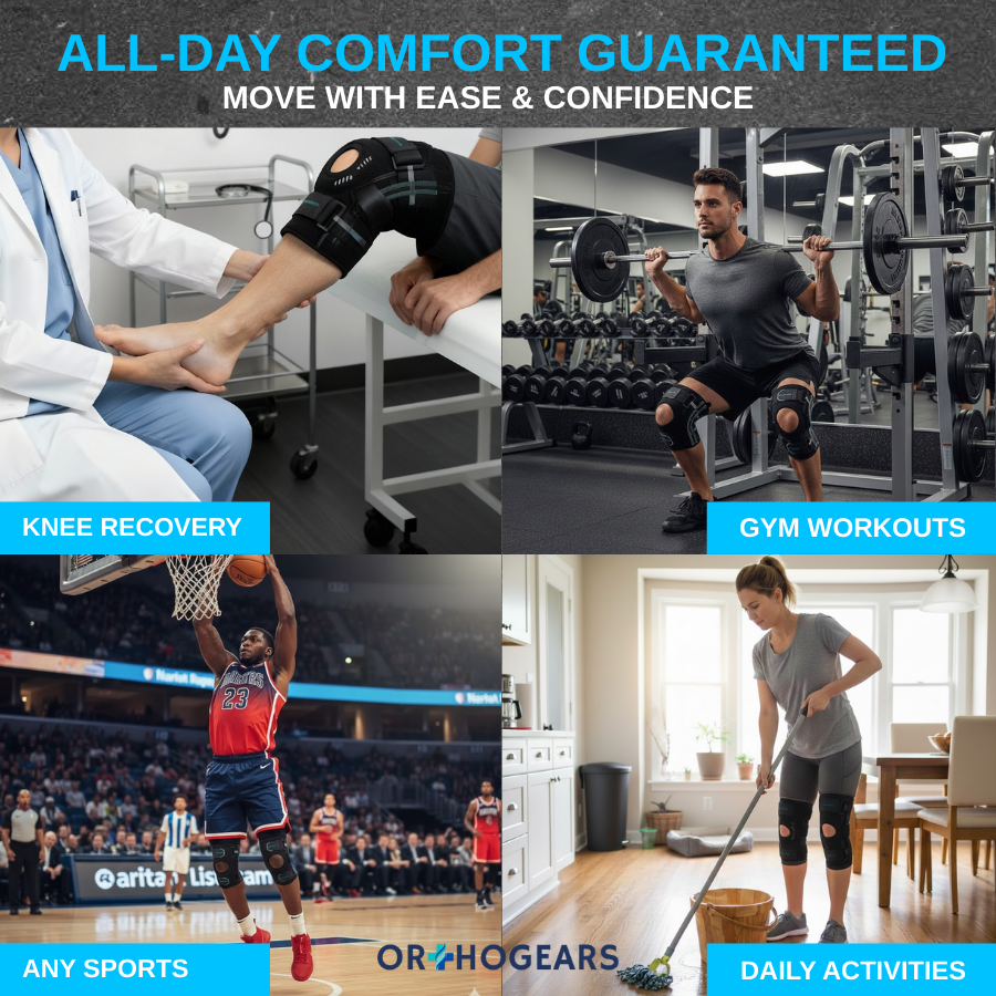 Orthogears Knee Brace For Pain Relief