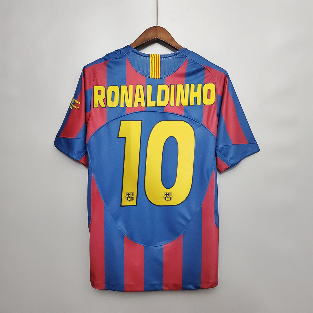 Barcelona Home Shirt Champions League 2005/06