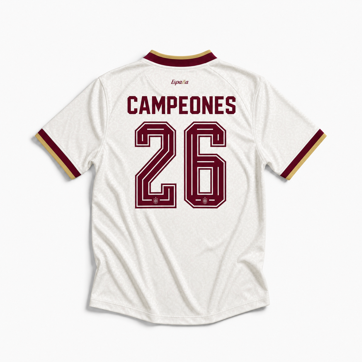 Spain Jersey "CHAMPIONS" Away 2026