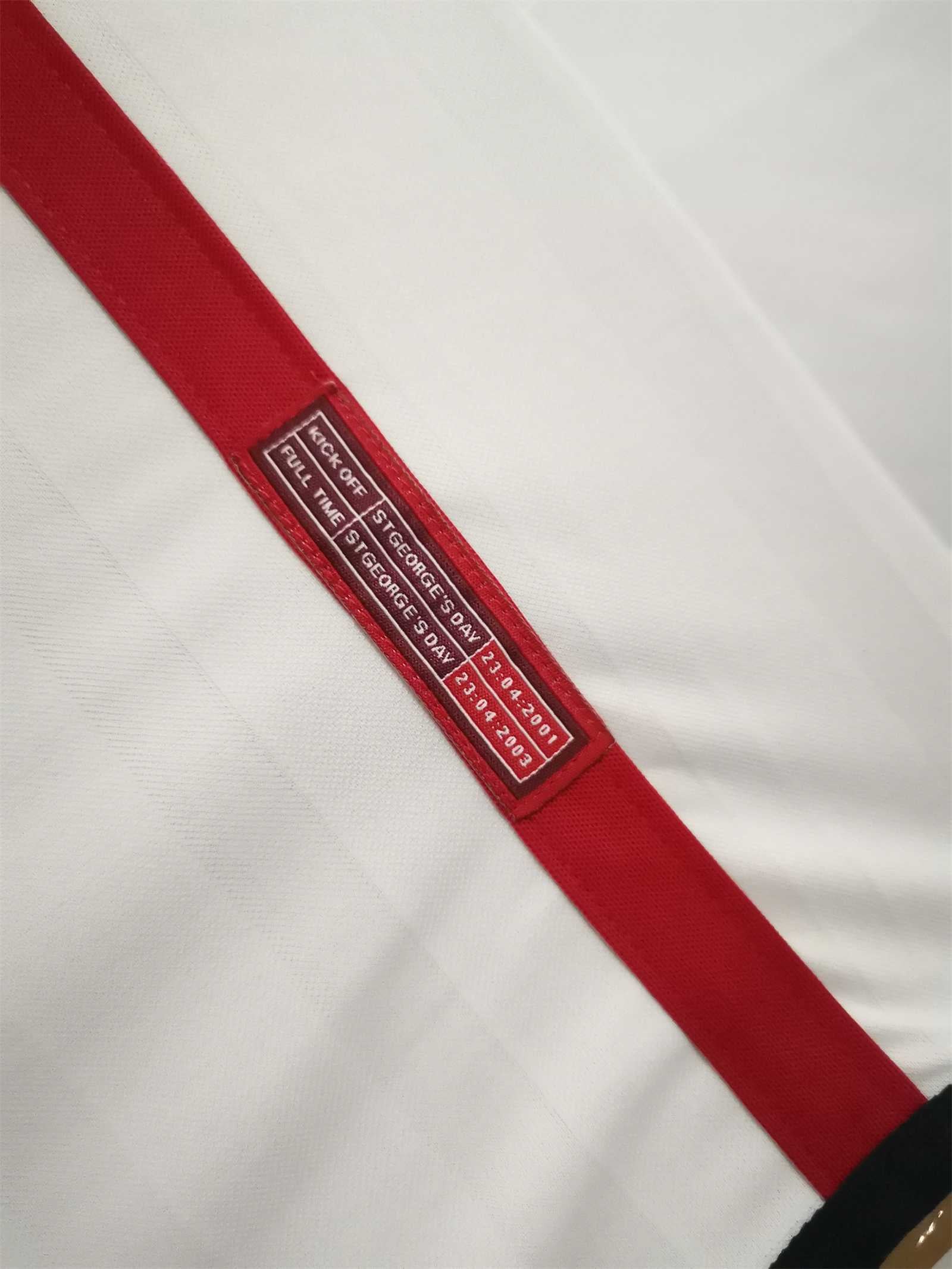England Home Shirt 2002