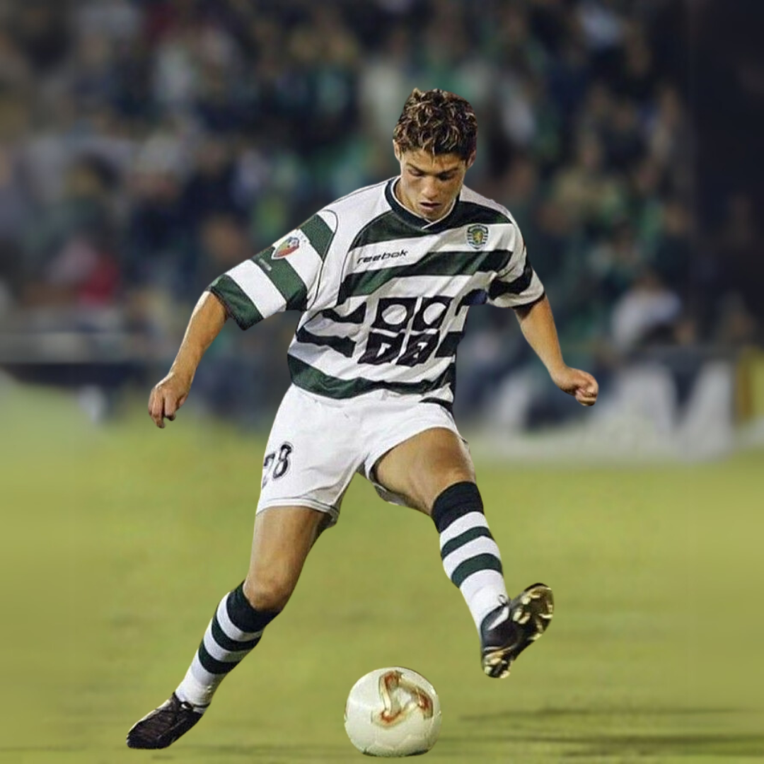 Cristiano Ronaldo CR7 Sporting Lisbon Home Jersey 2003