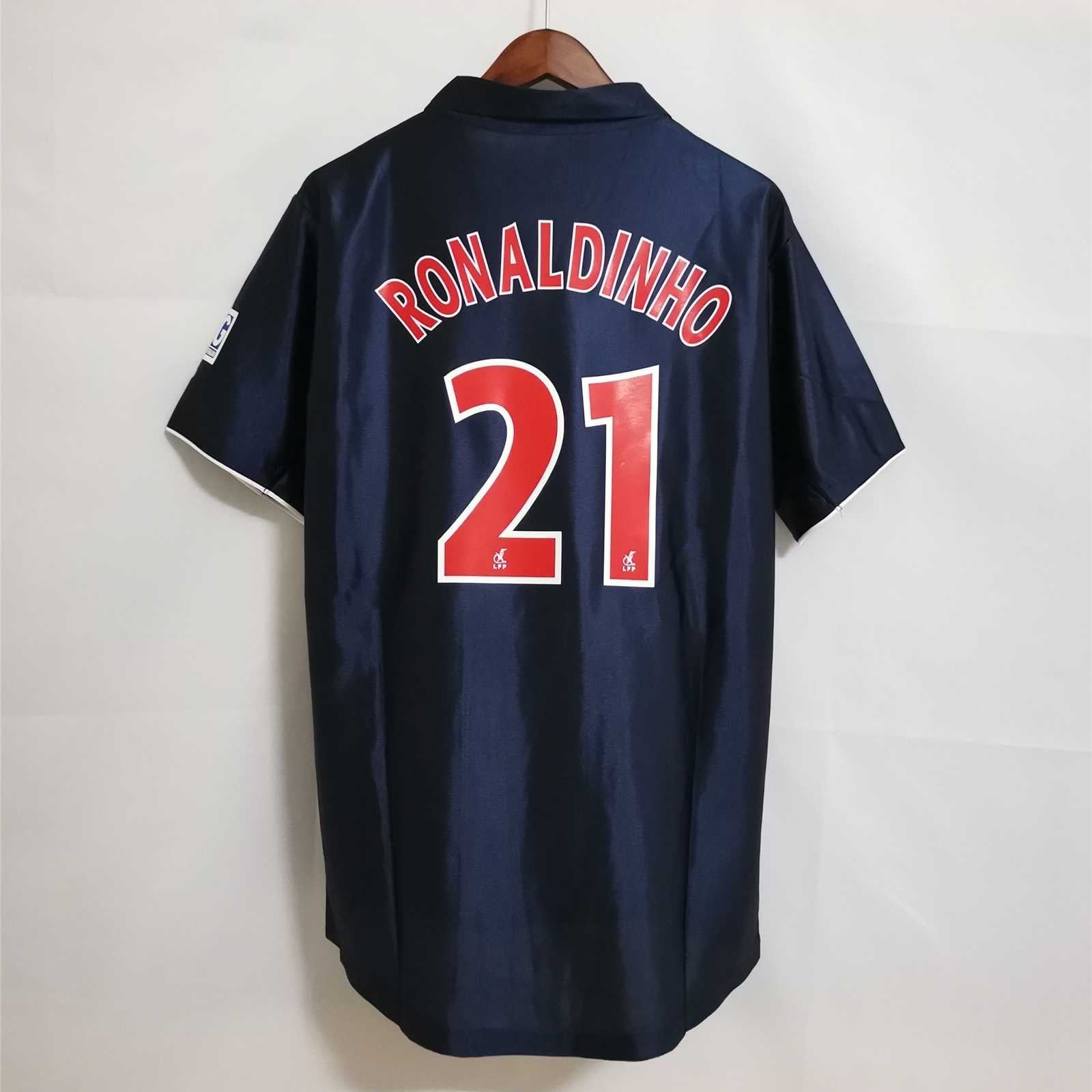 Ronaldinho PSG Home Jersey 2001/02
