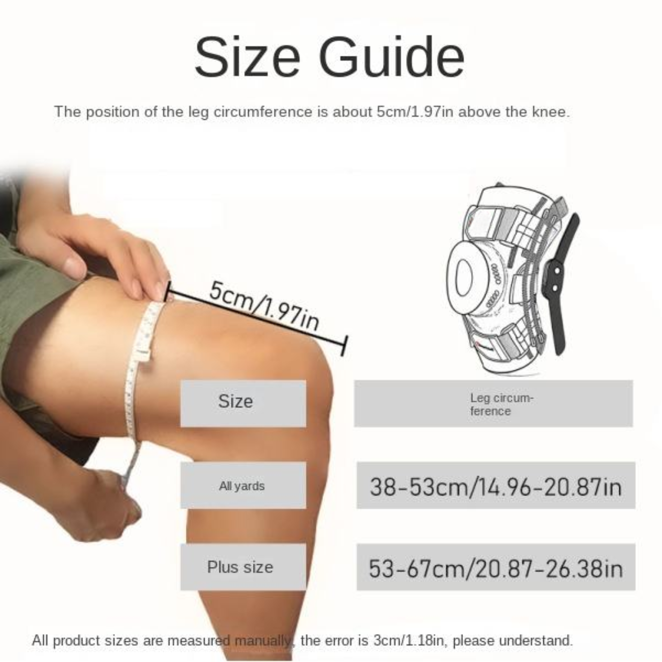 Orthogears Knee Brace For Pain Relief