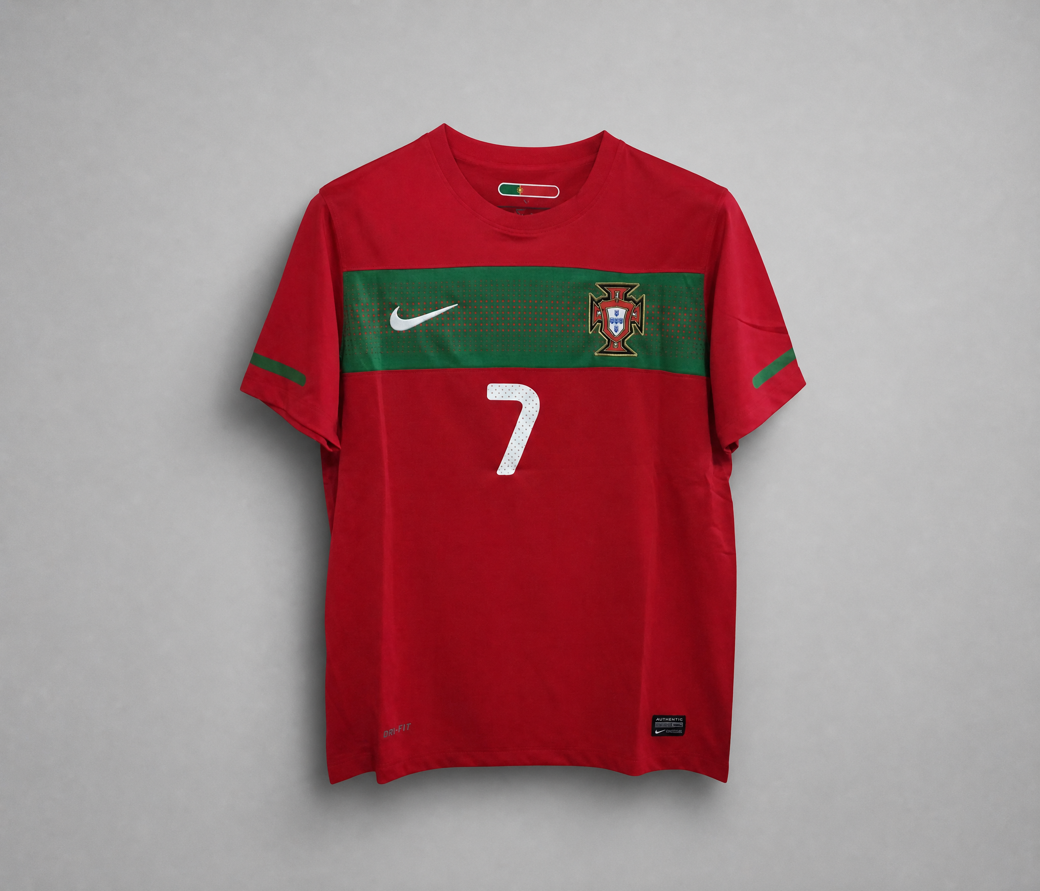 Cristiano Ronaldo CR7 Portugal Home Jersey 2010